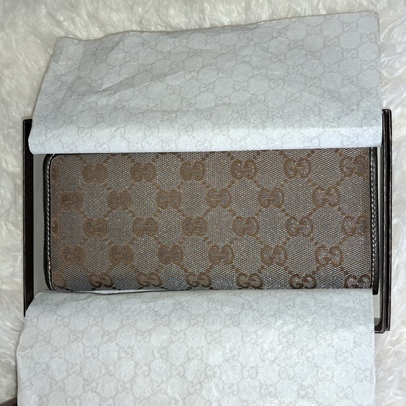 Gucci Vintage Metallic Zip Wallet EUC - Picture 16 of 16